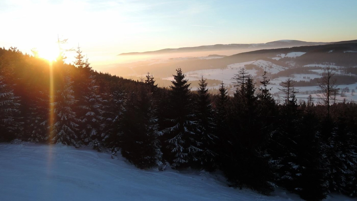 Prosincový výstup na Šerák