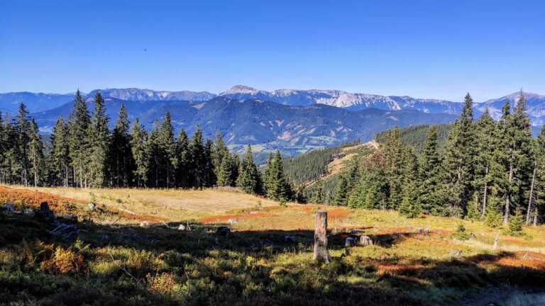 Ze Spitalu am Semmering na Stuhleck