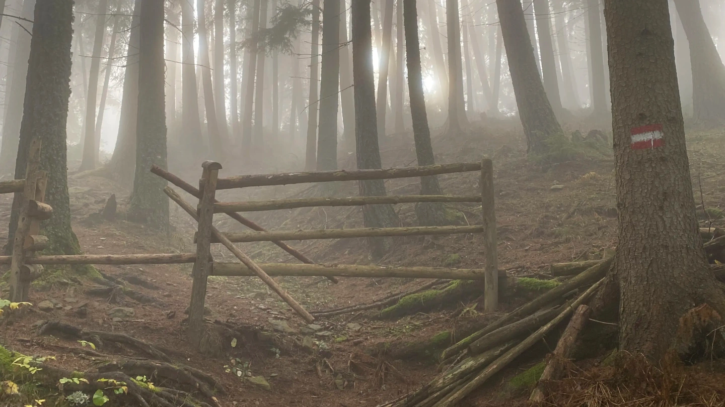 Podzimní hory nad Leobenem: Rosseck a Mugel